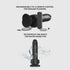 Rotating Vibrating Realistic Dildo - Black - strap-on-me®