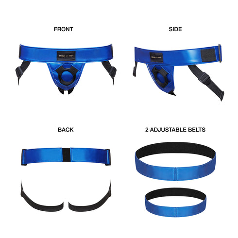 Curious Harness Color Metallic Blue