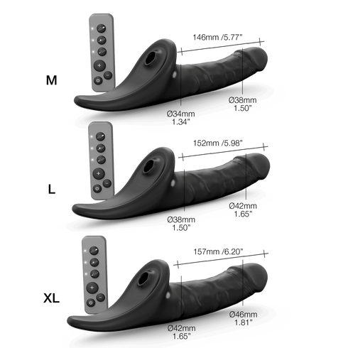 Multi Orgasm Realistic Dildo - Remote Controlled