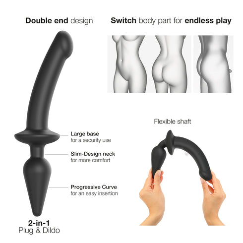 Switch Plug-in Dildo Color Black