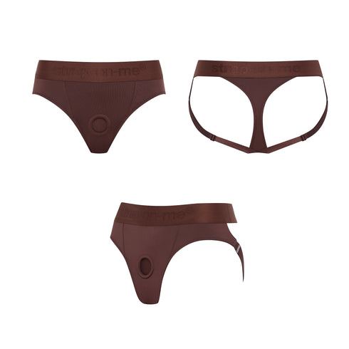 Lingerie Heroine Harness Color Chocolate