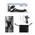 Vibrating Multi Orgasm Bendable Strap-on Color Black