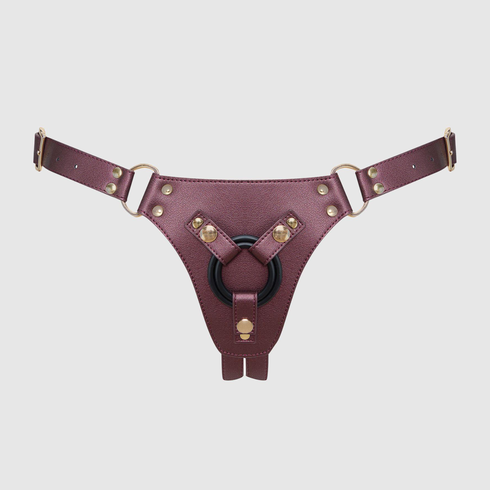 Generous Harness Color Metallic Aubergine