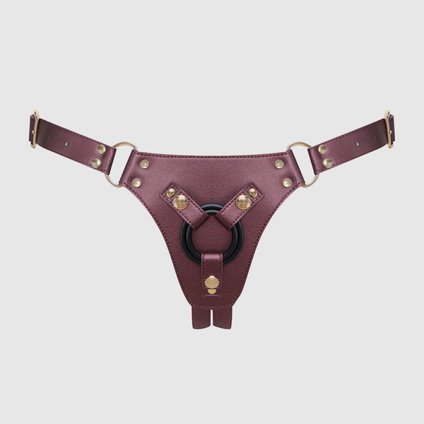 Generous Harness Color Metallic Aubergine