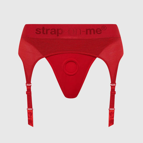 Lingerie Rebel Harness Color Red