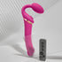 Vibrating Multi Orgasm Bendable Strap-On - New version - Fuschia