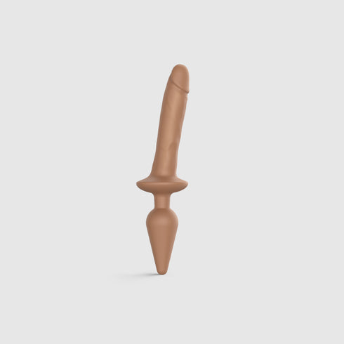 Switch Plug-in Realistic Dildo Caramel