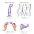Dildo Plug P&G Color Metallic Lilac