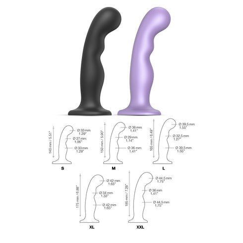 Dildo Plug P&G Color Metallic Lilac