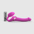 Vibrating Multi Orgasm Bendable Strap-on Color Fuchsia