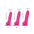 Sliding Skin Realistic Dildo Color Fuchsia