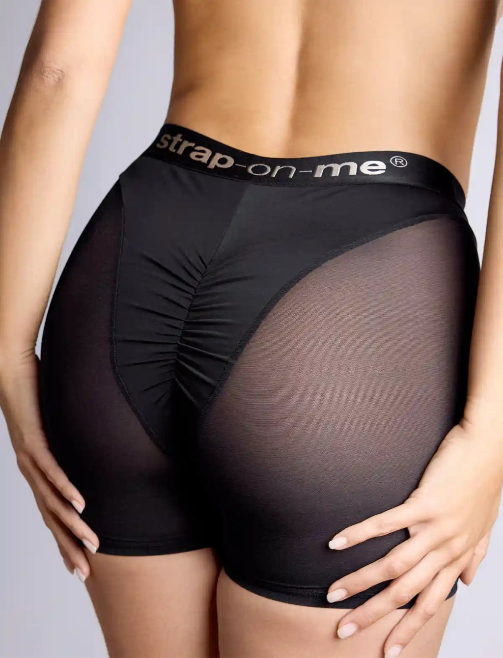 Black Halo lingerie harness Strap-on-Me available from XS to XL with adjustable fit and refined, elegant design