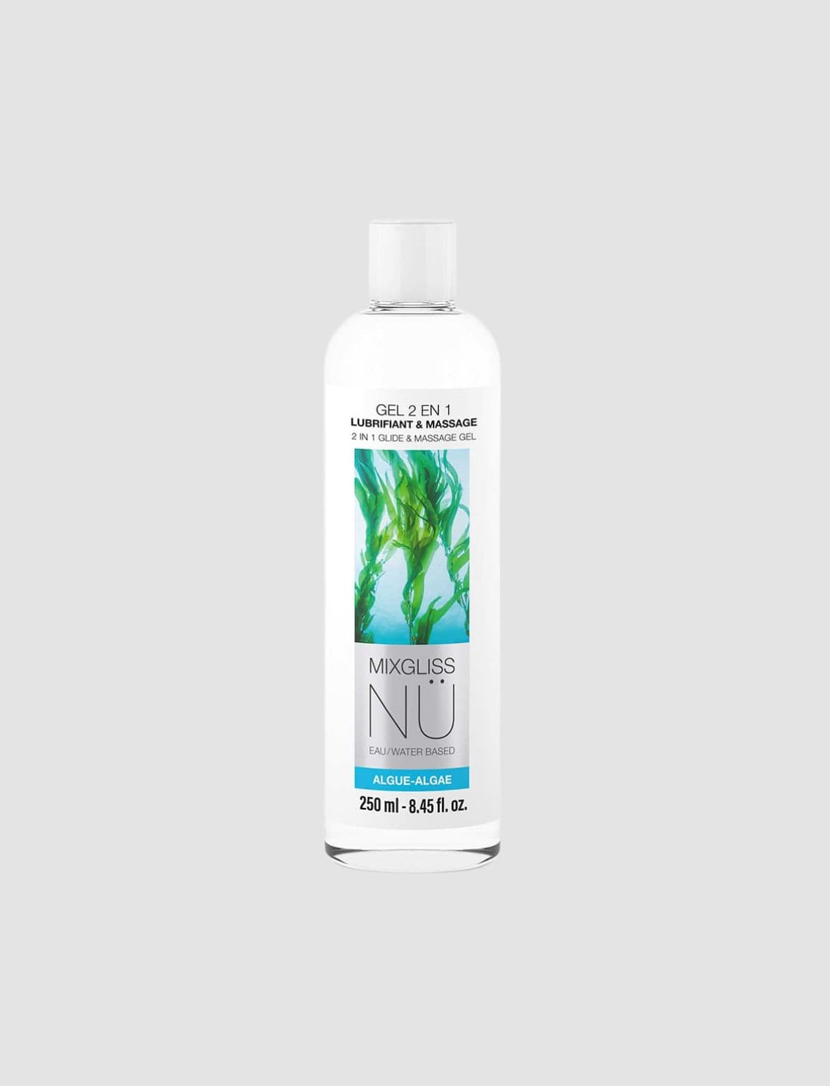 Mixgliss Nü 2-in-1 massage and lubricant gel algae 250 ml