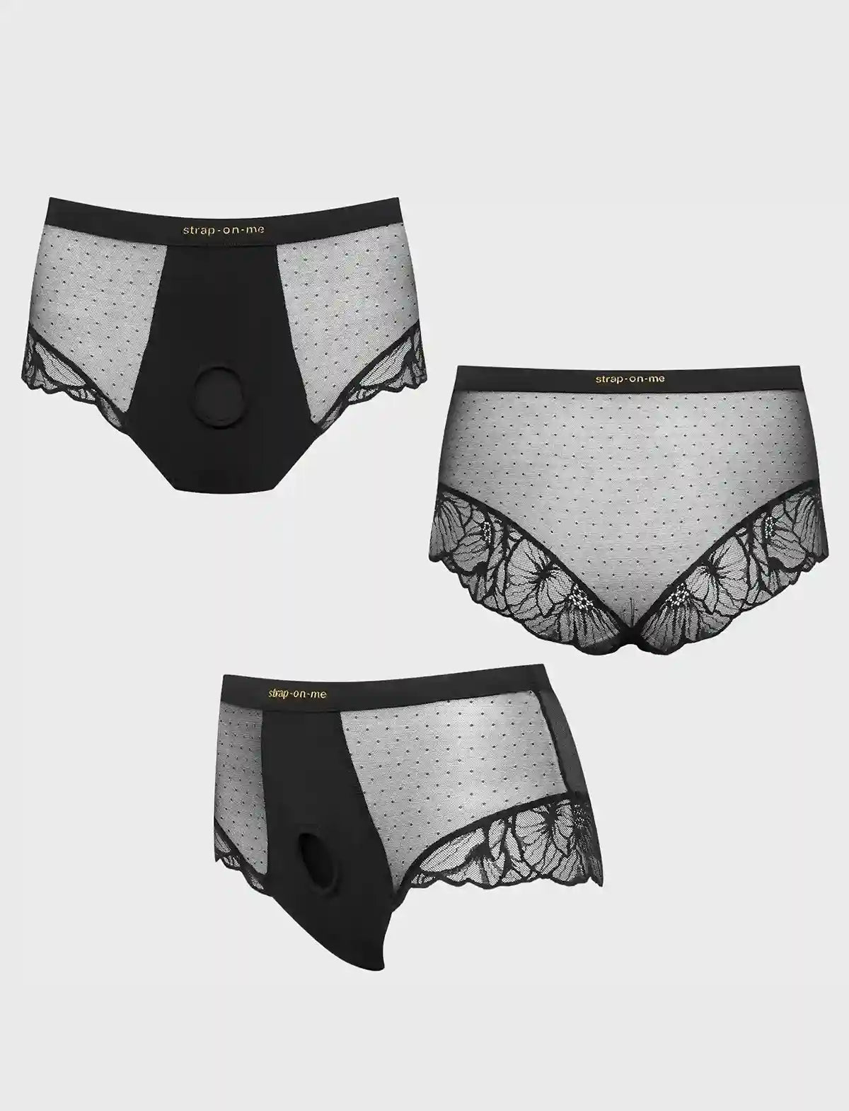 Harnais Lingerie Divine Noire Strap-on-me