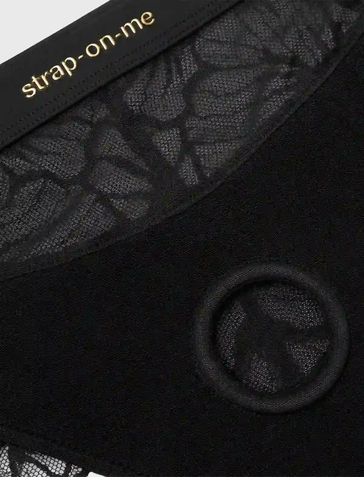 Harnais Lingerie Sublime Noire Strap-on-me