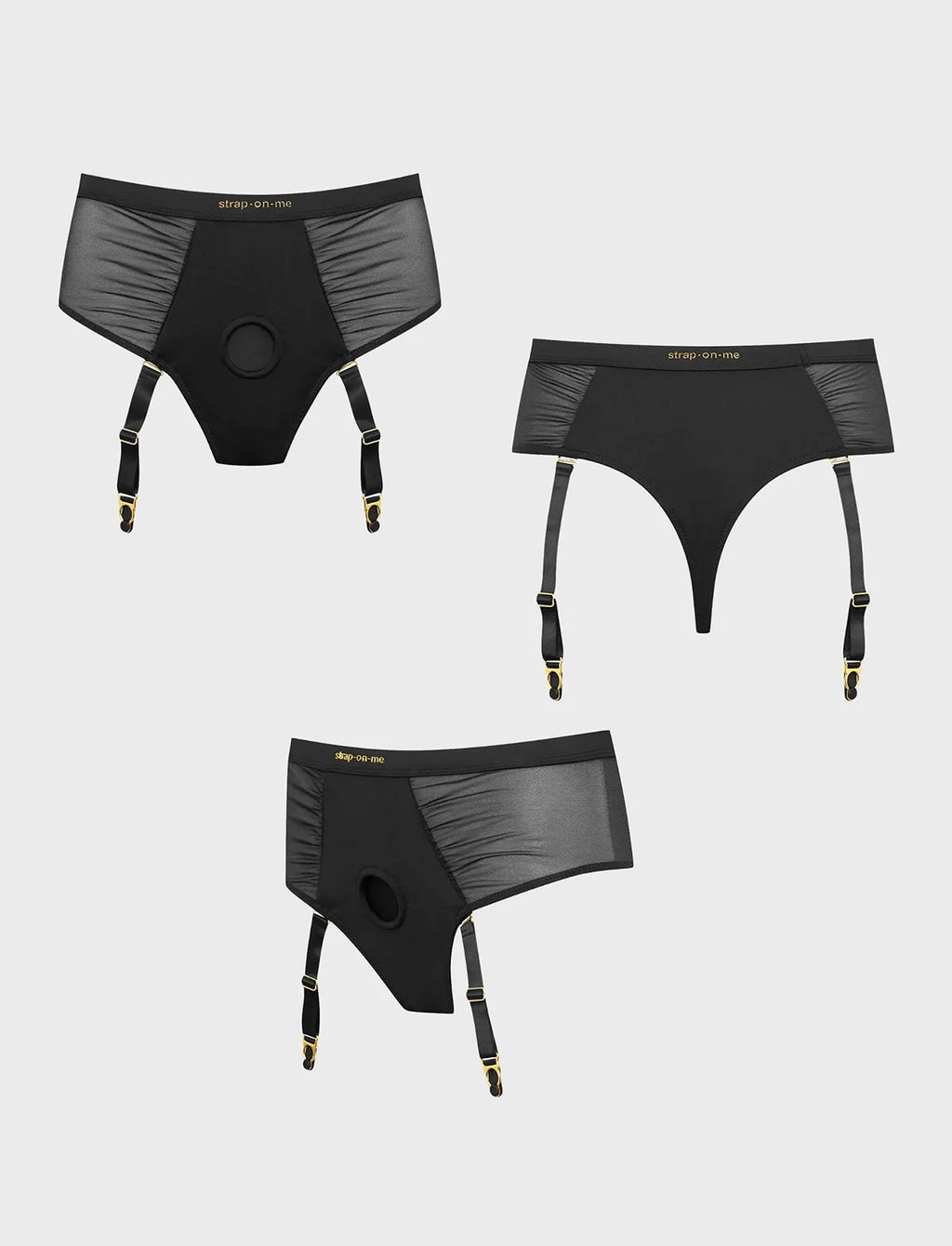 Harnais Lingerie Idylle Noire Strap-on-me