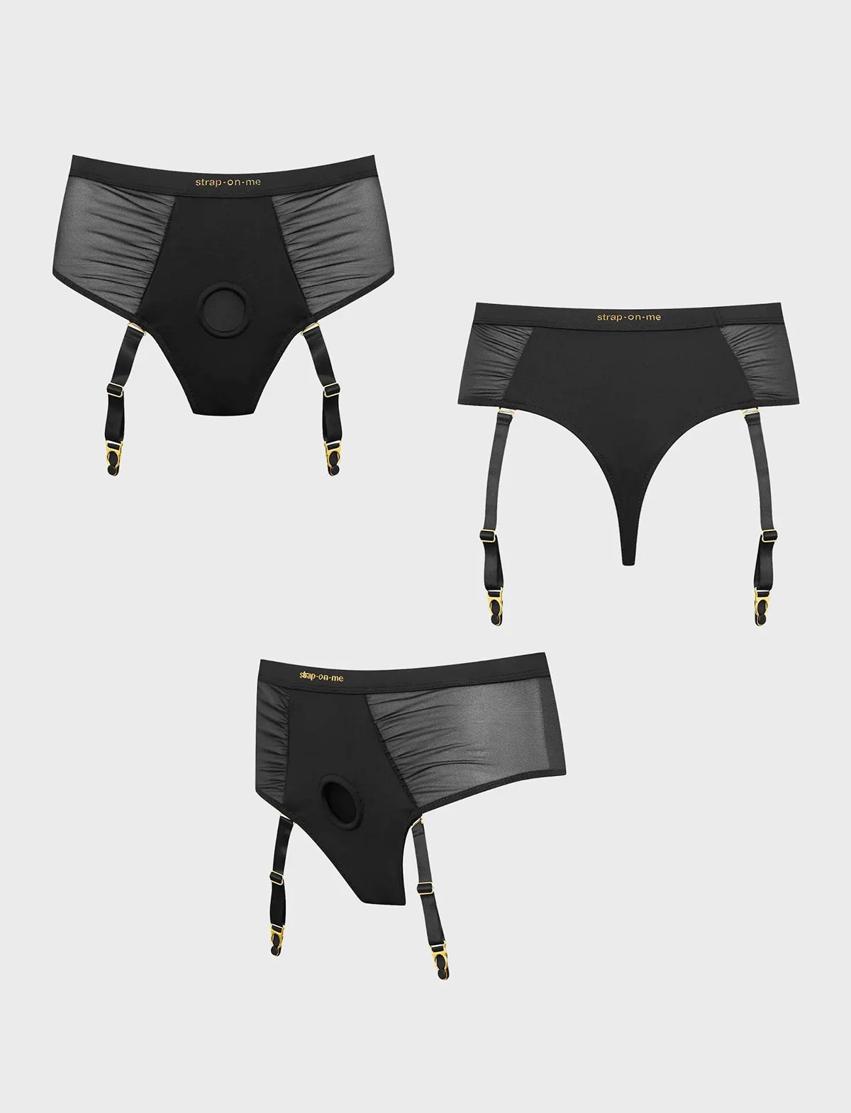 Harnais Lingerie Idylle Noire Strap-on-me