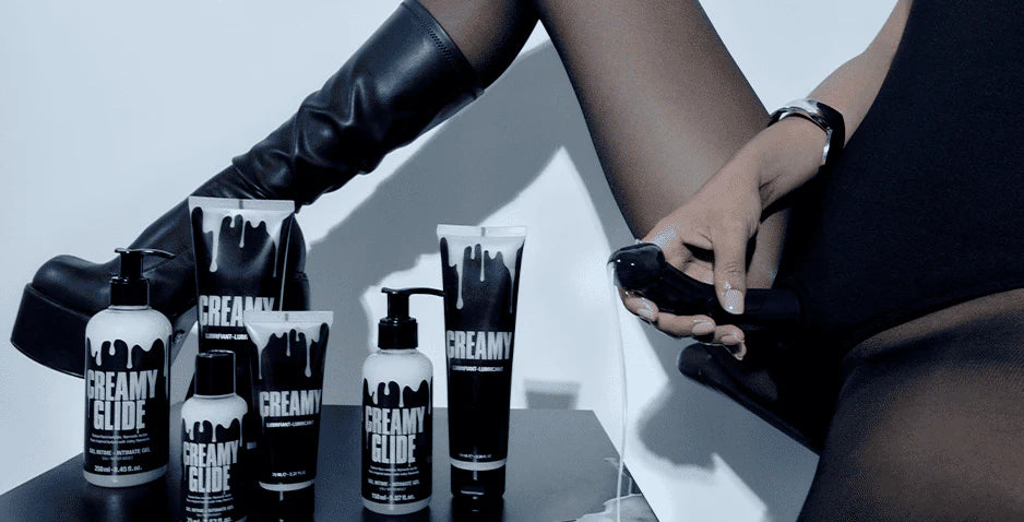Collection de lubrifiants creamy Strap-on-Me pour une lubrification optimale et un confort maximal