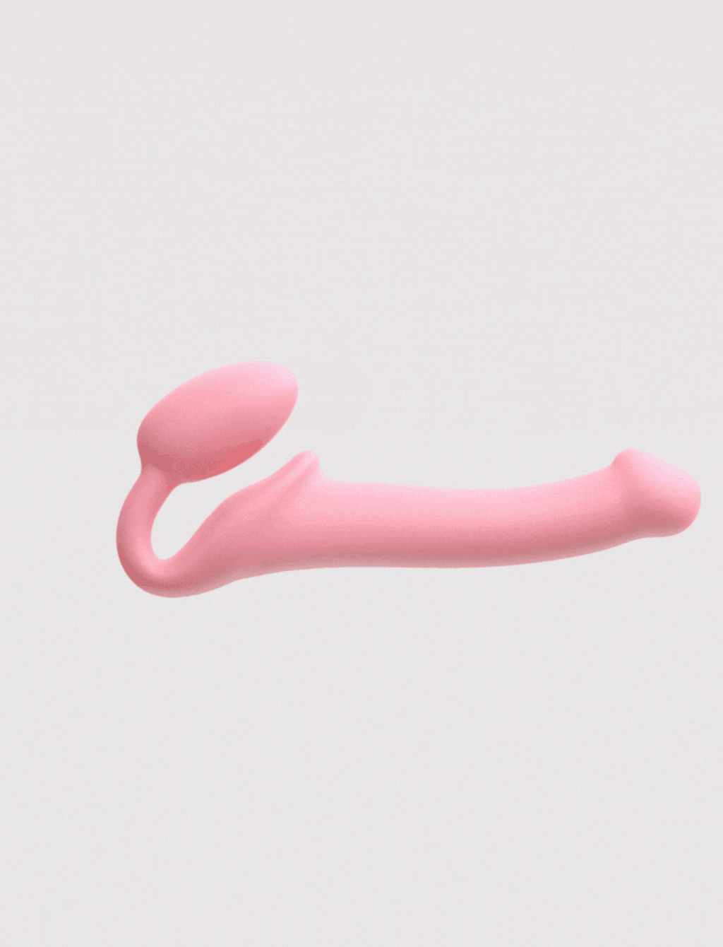 Classic non-vibrating strap-on, new version, pink design, Strap-On-Me collection
