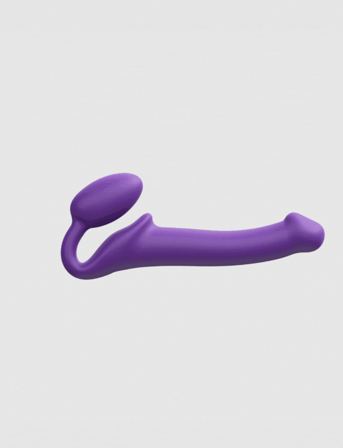 Classic non-vibrating strap-on, new version, violet design, Strap-On-Me collection