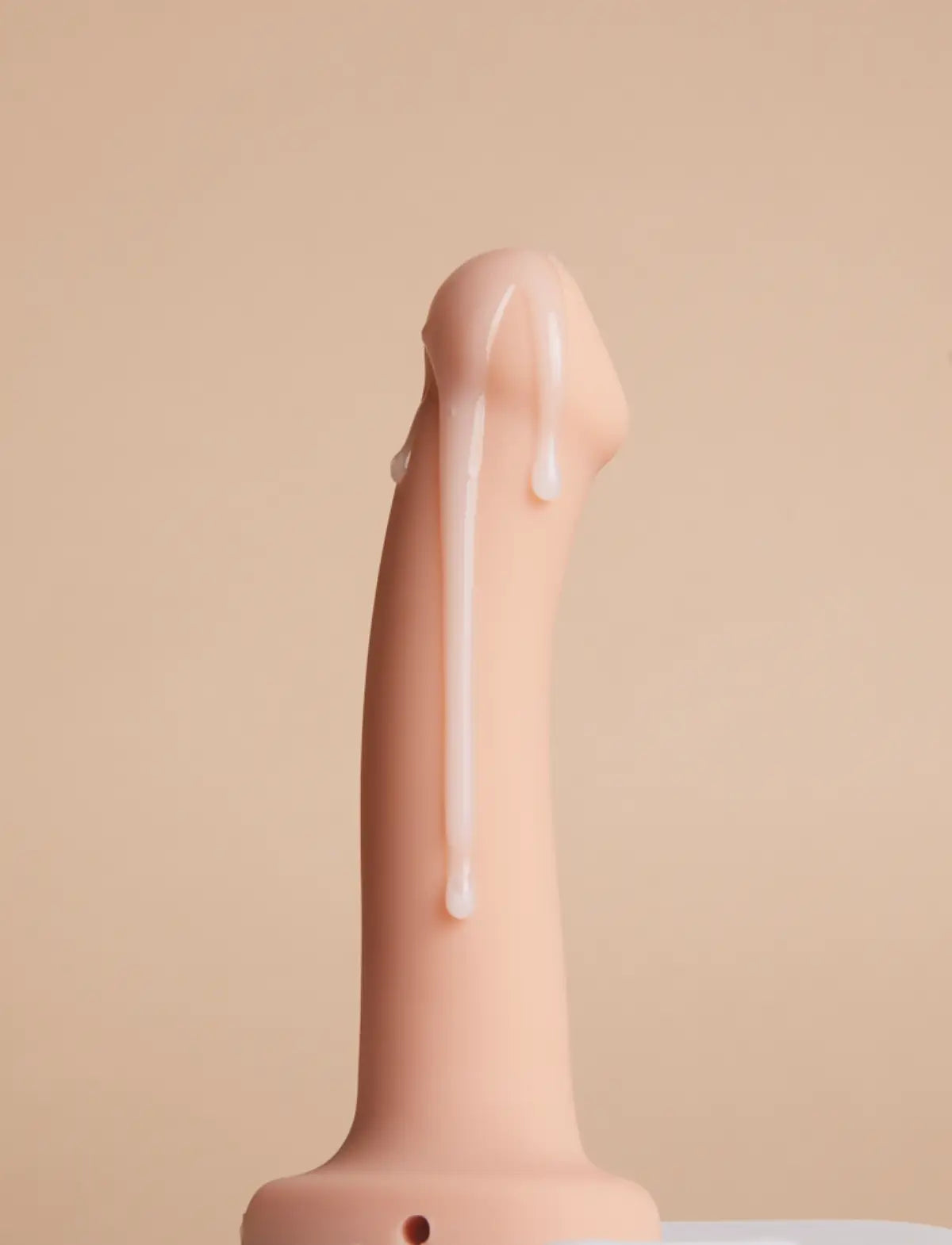 Realistic ejaculating dildo, vanilla design, Strap-On-Me collection