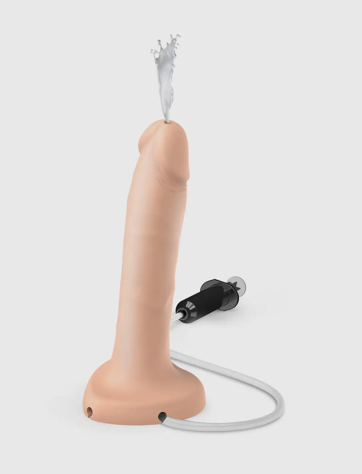 Realistic ejaculating dildo, vanilla design, Strap-On-Me collection