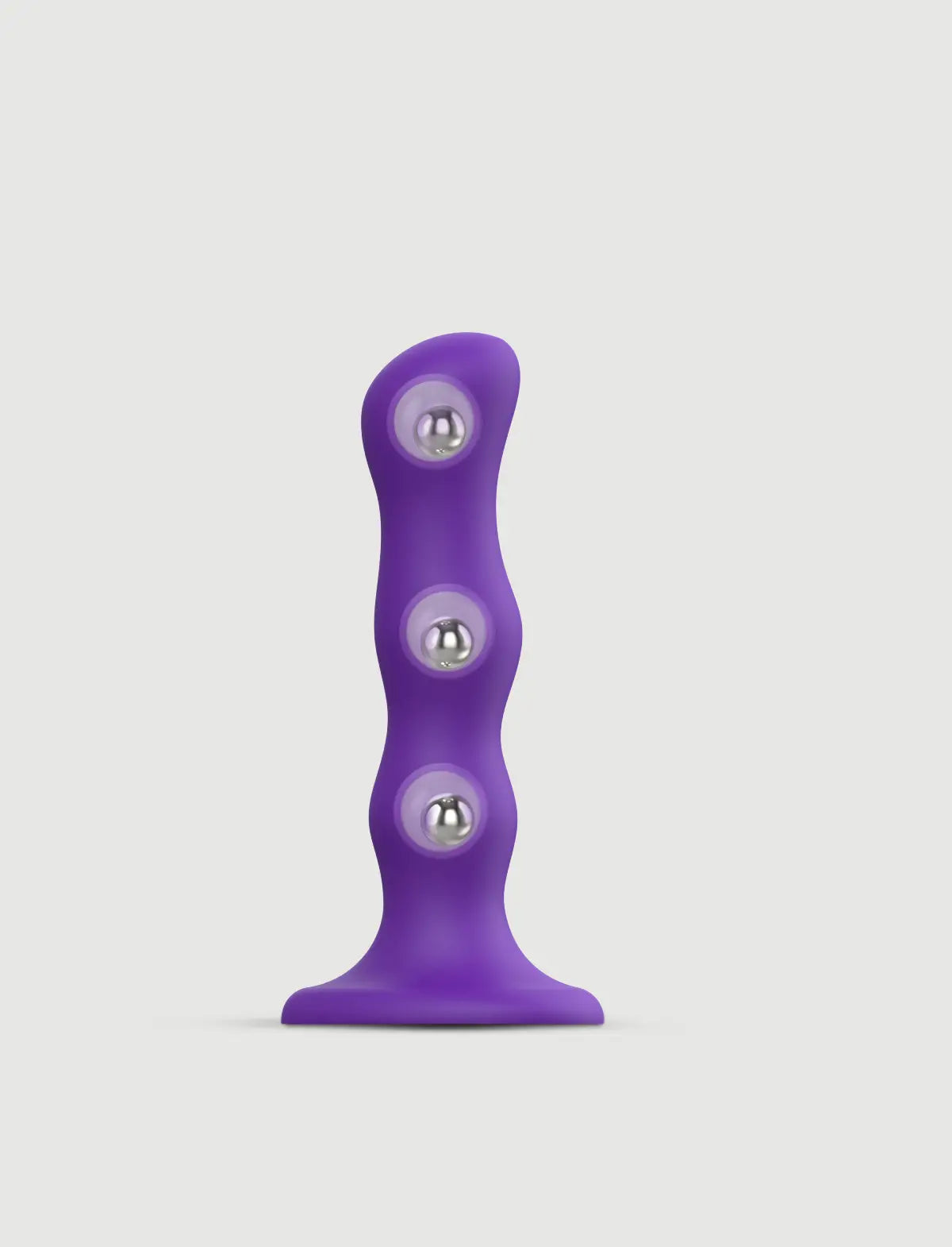 Geisha balls hybrid dildo, violet design, Strap-On-Me collection