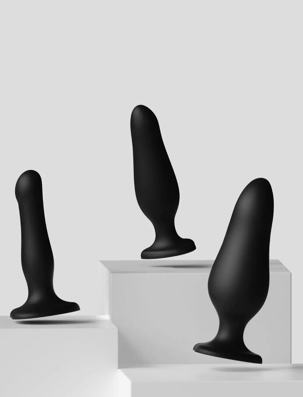 Inflatable anal plug hybrid dildo, ergonomic inflatable design, Strap-On-Me collection