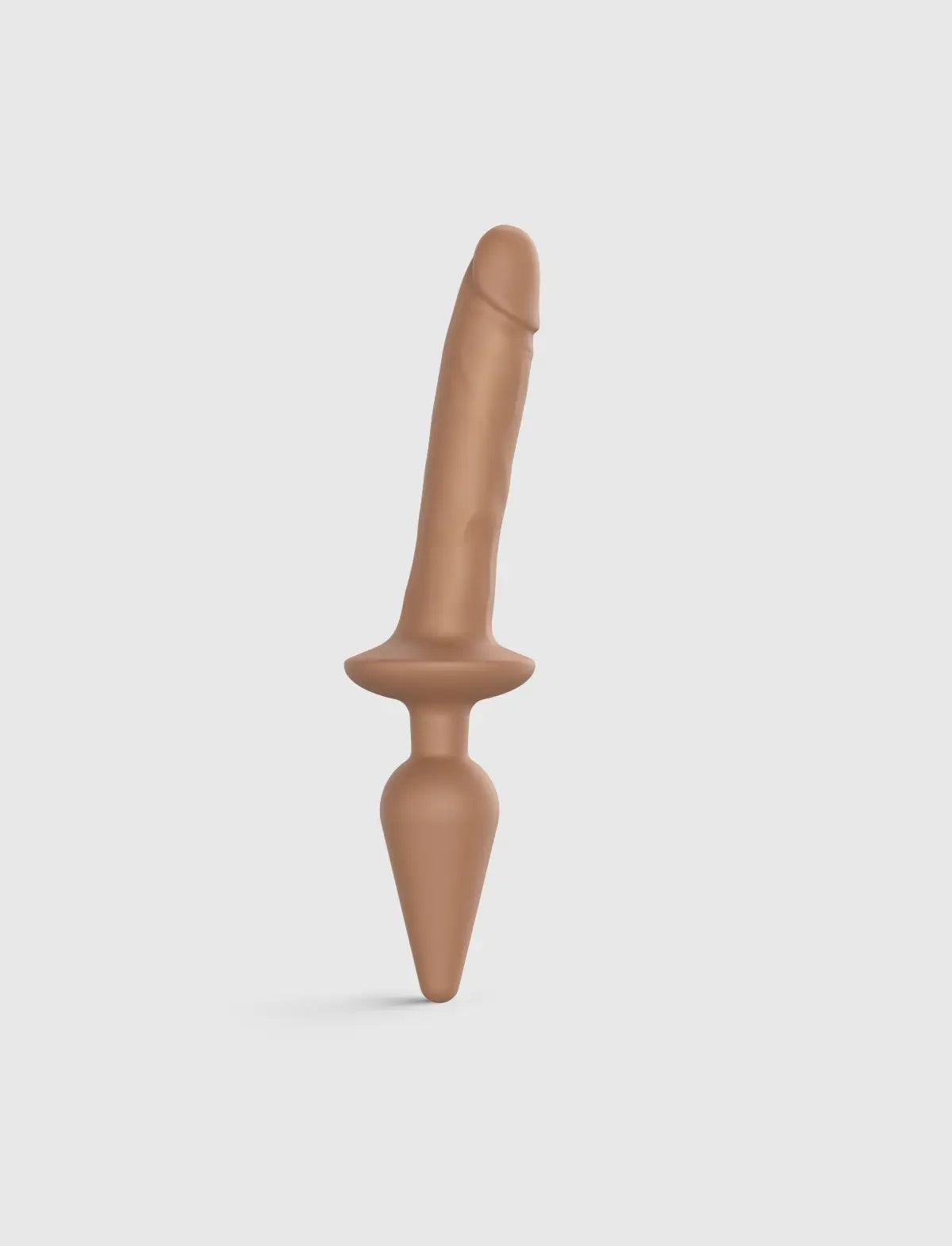 Hybrid dildo collection Strap-on-Me caramel switch plug-in realistic dildo with lifelike texture and modular design for versatile use