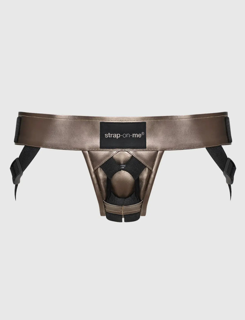 Faux leather harness Strap-on-Me Curious bronze design with adjustable fit for comfortable and stylish wear