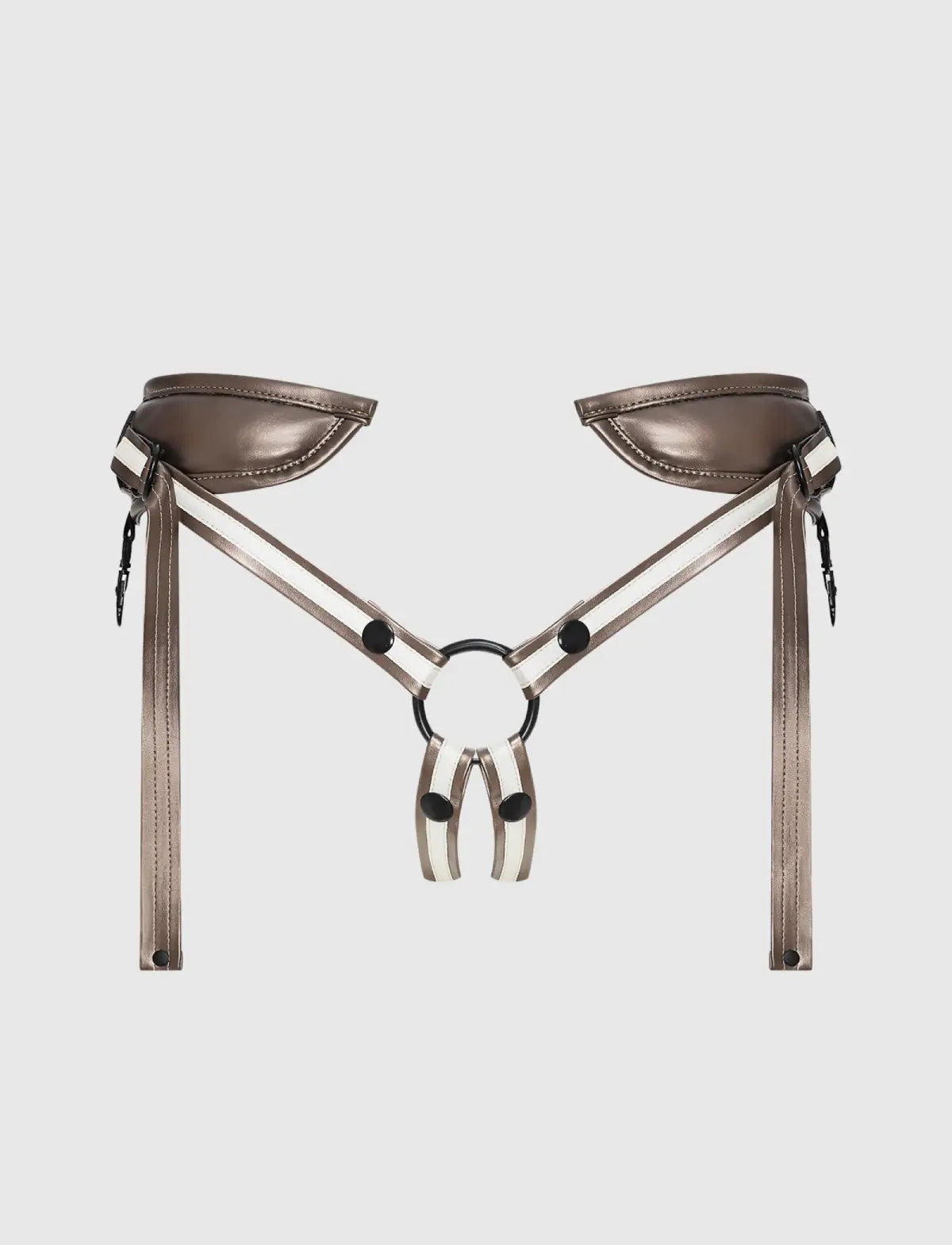 Faux leather harness Strap-on-Me Desirous design with adjustable fit for comfortable and elegant wear
