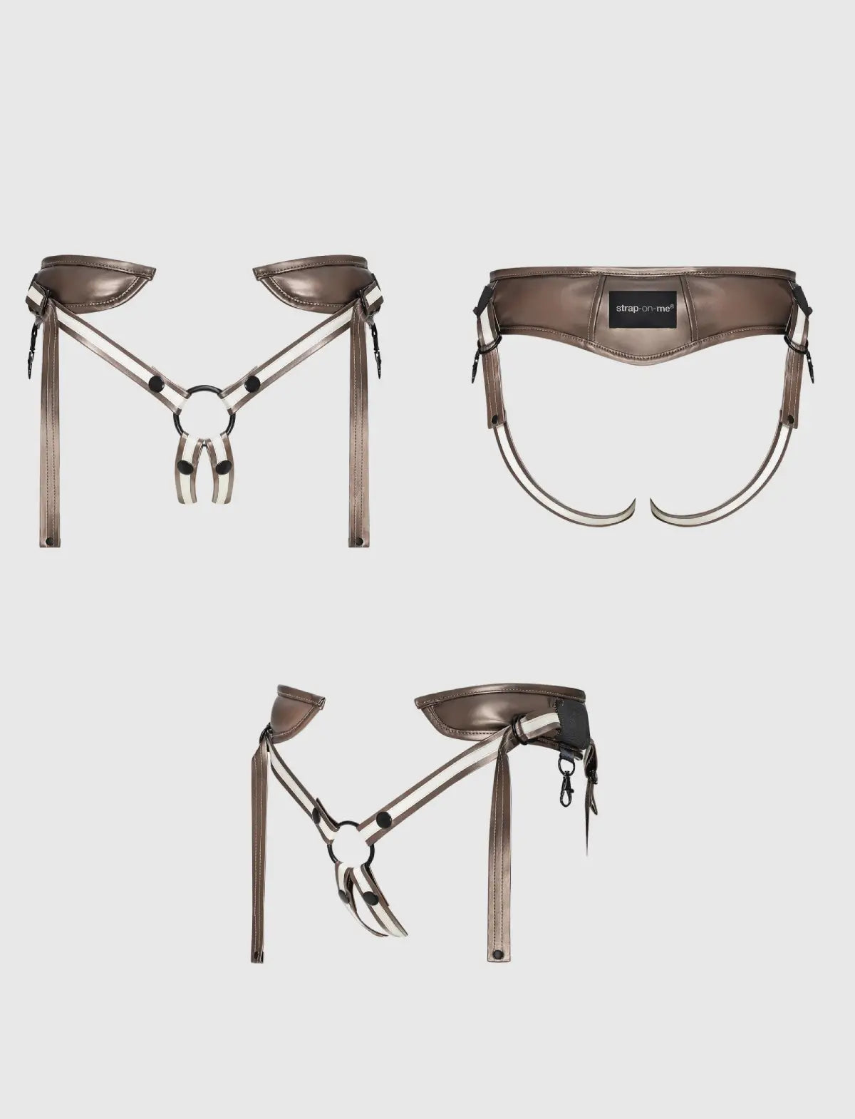 Faux leather harness Strap-on-Me Desirous design with adjustable fit for comfortable and elegant wear