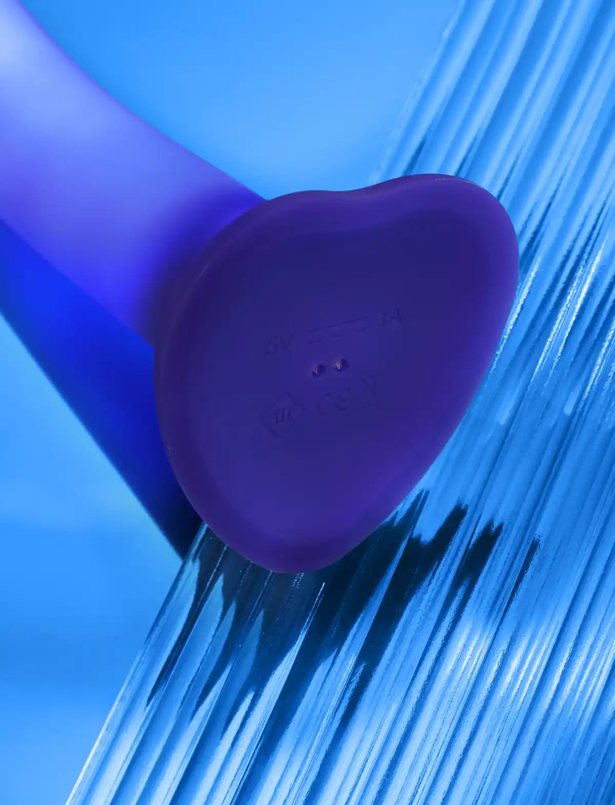 Glow LED semi-realistic dildo, luminous design, Strap-On-Me collection