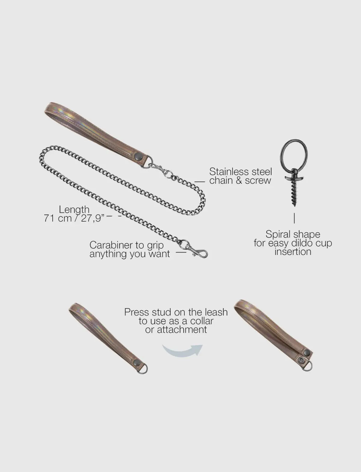 Strap-on-Me dildo ring kit with adjustable rings designed for secure fit and versatile intimate use