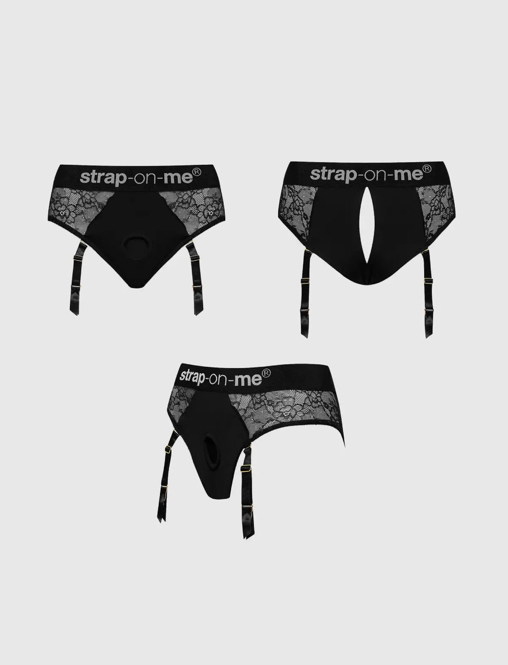 Black Diva lingerie harness Strap-on-Me with adjustable fit and elegant design for comfortable and stylish wear