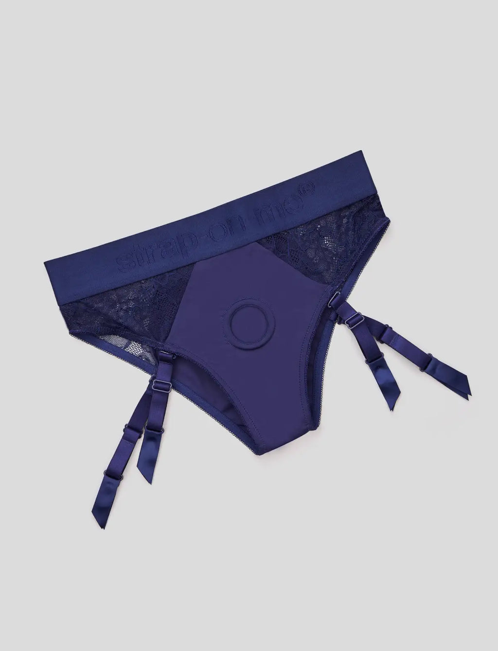 Blue Diva lingerie harness Strap-on-Me with adjustable fit and elegant design for comfortable and stylish wear