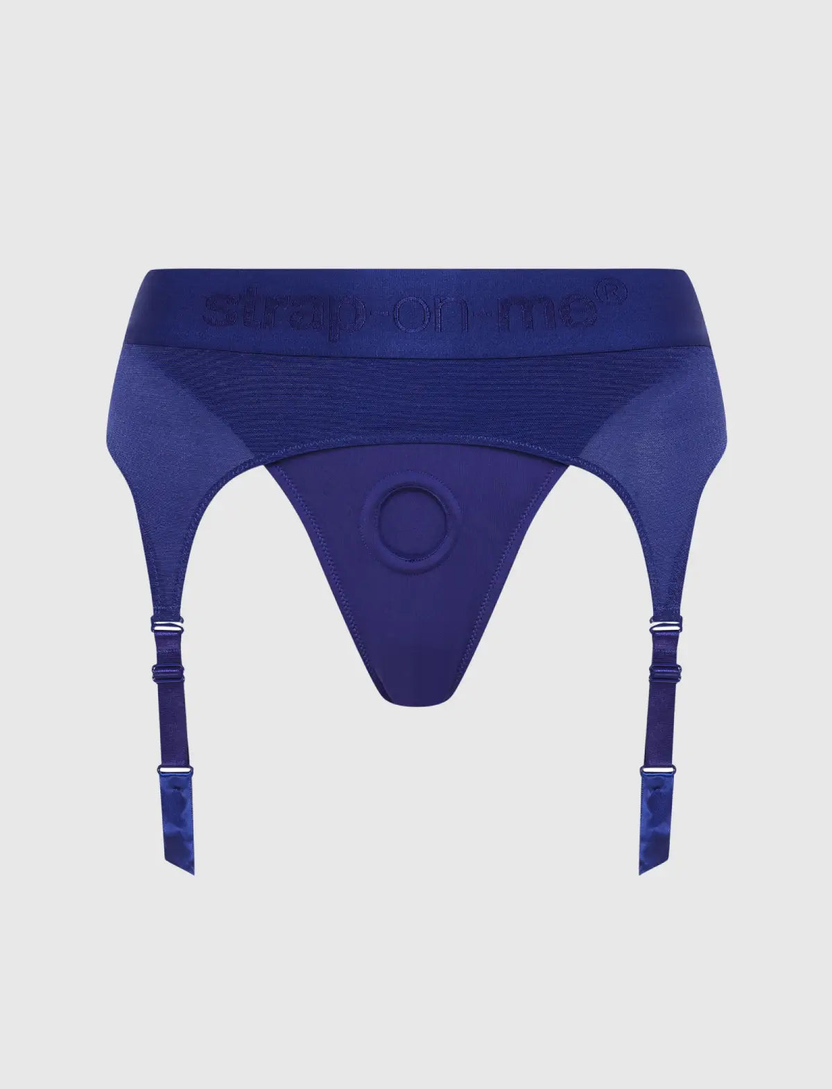 Blue Rebel lingerie harness Strap-on-Me with adjustable fit and edgy, stylish design for comfortable wear