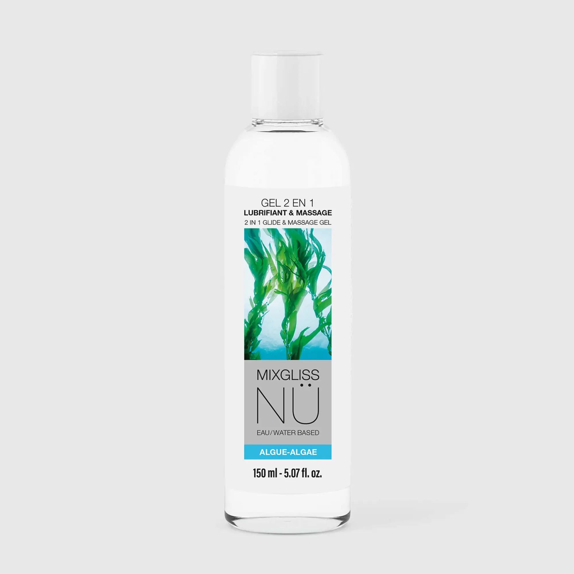 Mixgliss Nu 2-in-1 Lubricant & Massage Gel - Algae