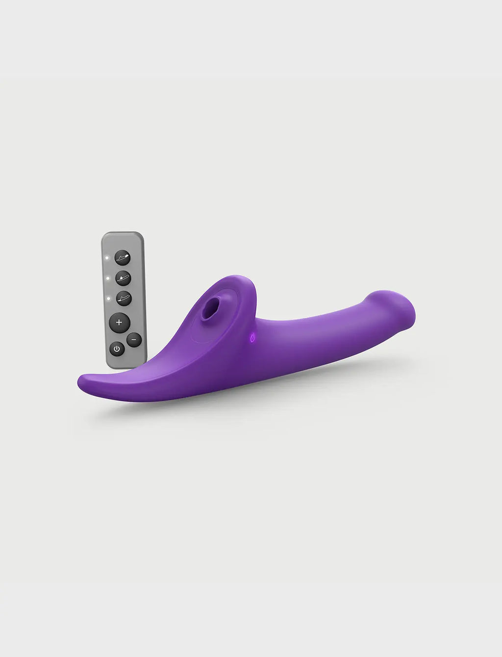 Semi-realistic multi-orgasm dildo, violet design, Strap-On-Me collection