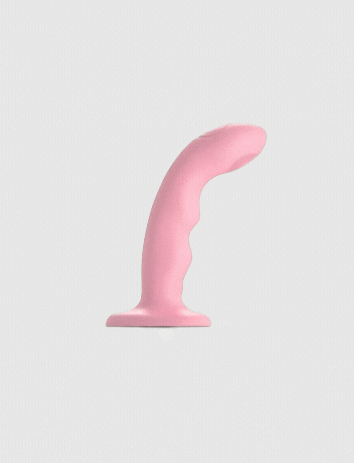 GIF of pink tapping dildo wave on white background